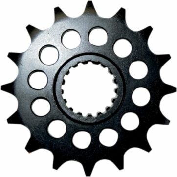 427 FRONT REPLACEMENT SPROCKET 16 TEETH 525 PITCH BLACK STEEL