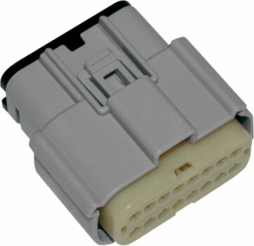 MOLEX MX-150 FEMALE CONNECTOR 16-POSITION GREY