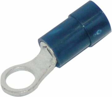 RING TERMINAL Ø #8 14-16 GAUGE (1,3-1,6MM) BLUE 25 PK