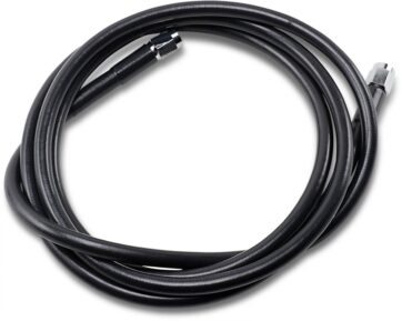 UNIVERSAL BRAKE LINE BLACK VINYL COATED STAINLESS STEEL DOT AN-3 66"