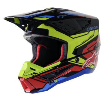 HELMET SM5 ACT2 BK/Y/R S