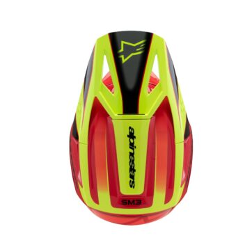 HELMET YTH SM3 FRAY RD/YL/BK Y - Bild 2