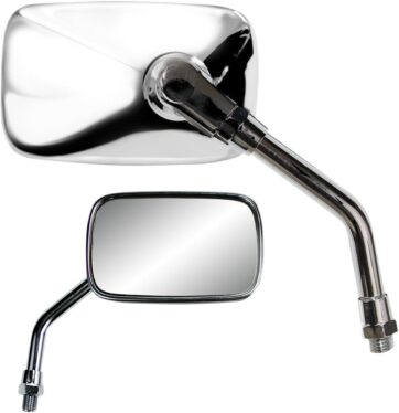 MIRROR MINI RECTANGULAR UNIVERSAL CHROME