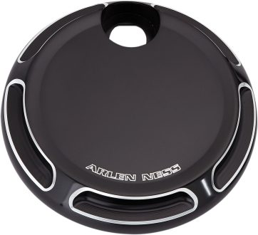 GAS CAP BEVELED BLACK