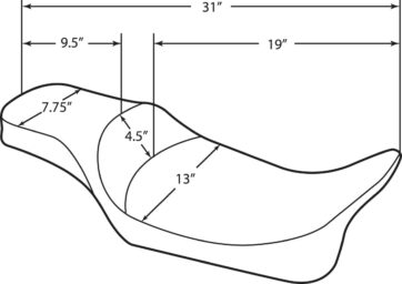 SEAT EXTENDED REACH PREDATOR BLACK - Bild 7