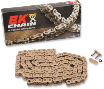 ZVX3 110 RIVET LINK 530 X-RING PERFORMANCE REPLACEMENT DRIVE CHAIN / GOLD / STEEL