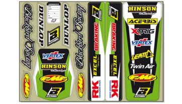 STANDARD LOGO DECAL KIT GREEN