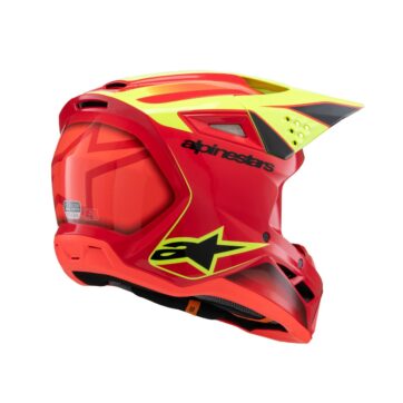 HELMET YTH SM3 FRAY RD/YL/BK Y - Bild 7