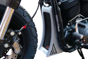 CHIN SPOILER BLACK STASH M8 SOFTAIL - Bild 2