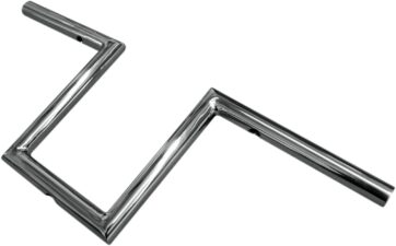 1" NARROW Z-BARS 8" RISE CHROME UNIVERSAL