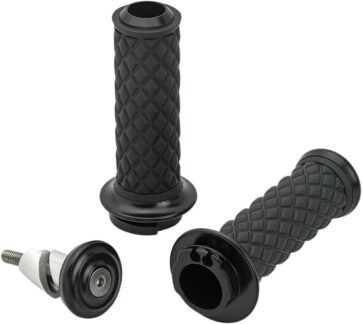 ALUMICORE DOUBLE-CABLE GRIPS BLACK