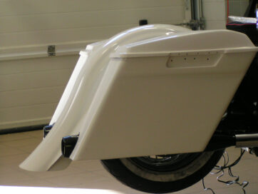 Bolt on Type Stretched Rear Fender for Harley Davidson touring models from 2009 to 2013 - Bild 6