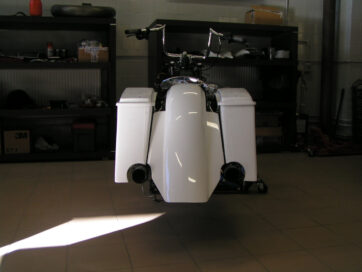 Bolt on Type Stretched Rear Fender for Harley Davidson touring models from 2009 to 2013 - Bild 7