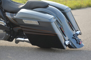 Bolt on Type Stretched Rear Fender for Harley Davidson touring models from 2009 to 2013 - Bild 4