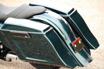 Flow Stretched Saddlebags w/o Lids for Harley Davidson Touring 1993 - 2013 models - Bild 7