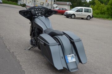 Flow Stretched Saddlebags w/o Lids for Harley Davidson Touring 1993 - 2013 models - Bild 4