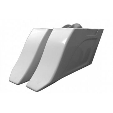 Flow Stretched Saddlebags w/o Lids for Harley Davidson Touring 1993 - 2013 models