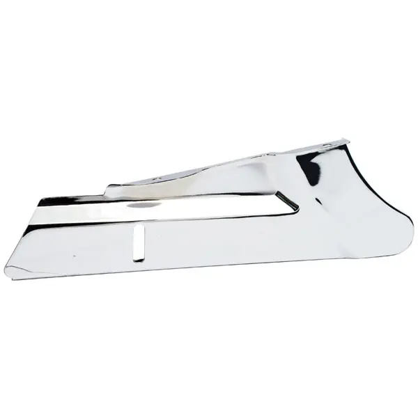 Lower rear belt guard. Chrome - 07-24 FLT/Touring