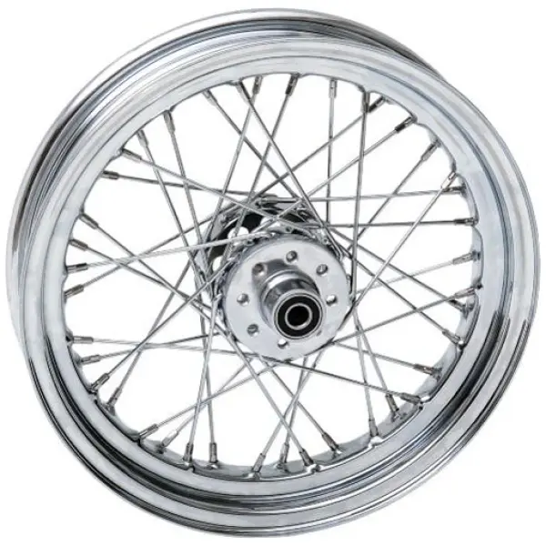 3.00 x 16 rear wheel 40 spokes chrome - 57-78 XL Sportster; 54-56 K modeller