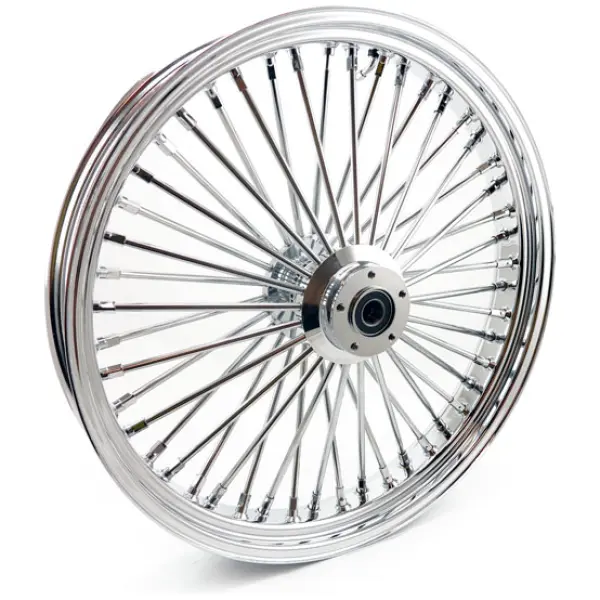 MCS Radial 48 fat spoke front wheel 3.50 x 23 DF chrome - Anpassade applikationer - Bild 2