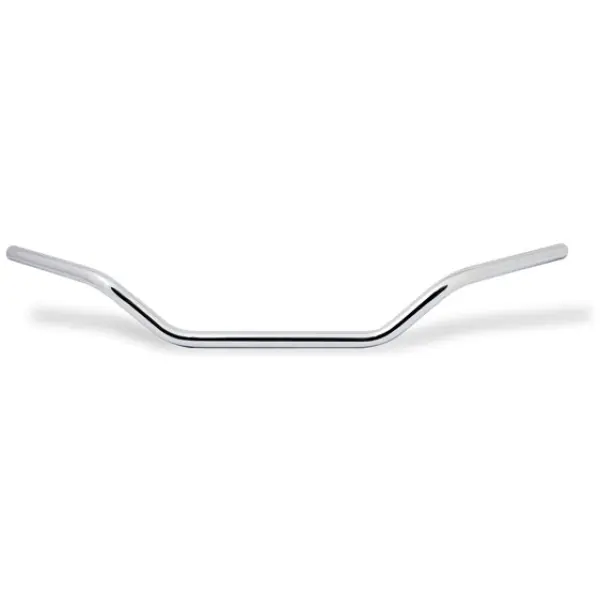 Early Glide style handlebar 1" chrome - Pre-81 H-D med 1" I.D.-stigare