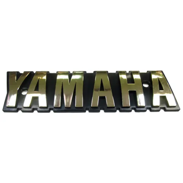 Yamaha fuel tank emblem, gold - Yamaha XS650