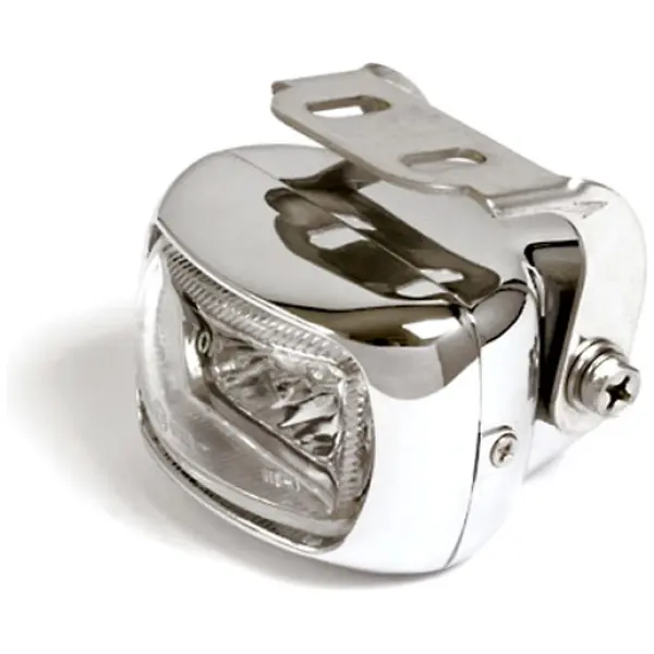 Utica, H3 foglamp. Clear lens. Chrome